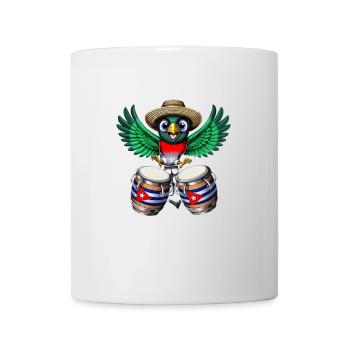 Cuba Trogon Bird Drum - Mug - white - Front