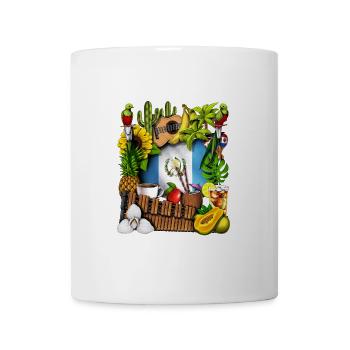 Guatemala-Symbole - Tasse - Weiß - Vorne