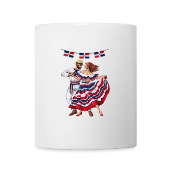 Tanz in der Dominikanischen Republik - Tasse - Weiß - Vorne