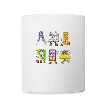 Outils mathématiques - Mug blanc - blanc - Devant