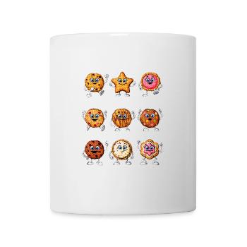 Biscuits amusants - Mug blanc - blanc - Devant