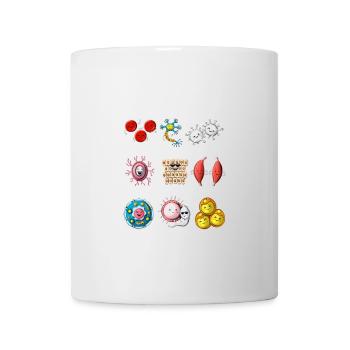 Biologie Cellules - Mug blanc - blanc - Devant