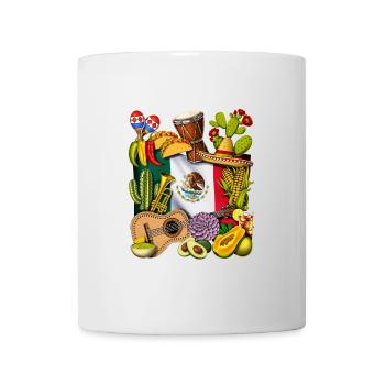 Mexikanisches Erbe - Tasse - Weiß - Vorne