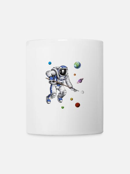 Astronaut Pool Spieler - Tasse - Weiß