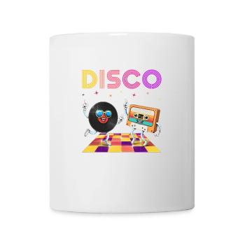 Soirée dansante disco rétro - Mug blanc - blanc - Devant