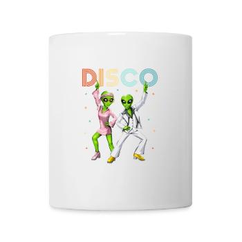 Extraterrestres disco - Mug blanc - blanc - Devant