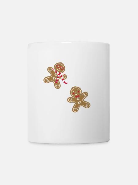 leckerer lustiger Lebkuchenmann - Tasse - Weiß