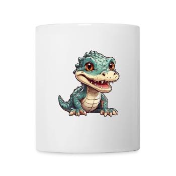 little cute alligator - Mug - white - Front