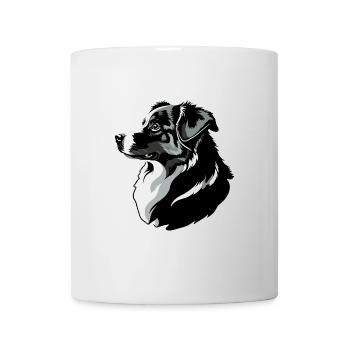Border Collie - Conception de chien de compagnie - Mug blanc - blanc - Devant