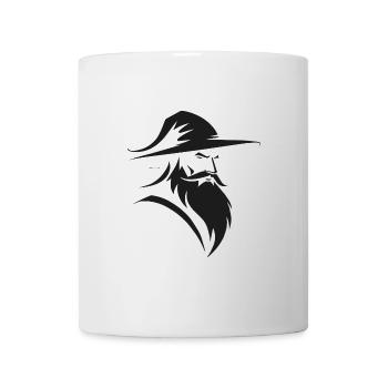 Wizard - Simple Fantasy Logo - Mug - white - Front
