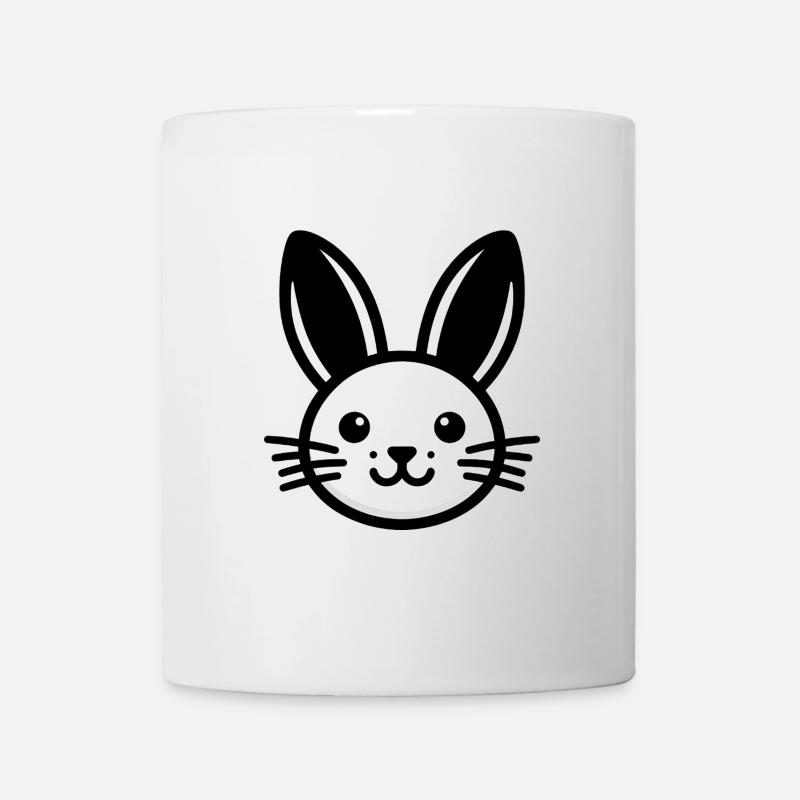 Kaninchen Hase Bunny - Tasse - Weiß