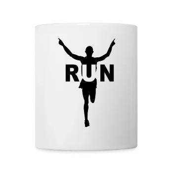 Run, course à pied, jogging , marathon - Mug blanc - blanc - Devant