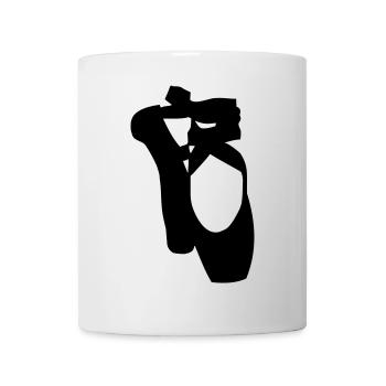 Ballet schuhe - Tasse - Weiß - Vorne