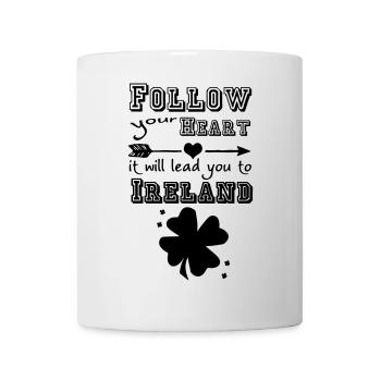Irlande Heart Irlande Cadeau - Mug blanc - blanc - Devant