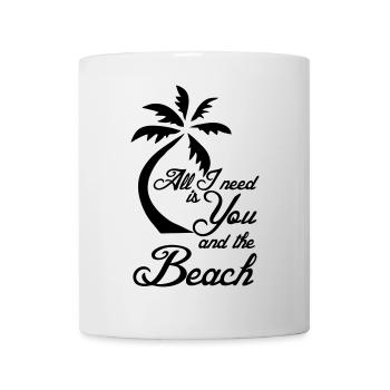 You and the Beach - Mug - white - Front