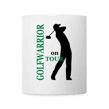 Golf - Tasse - Weiß - Vorne