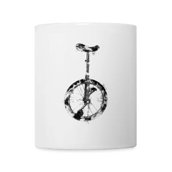 Einrad | Unicycle - Tasse - Weiß - Vorne