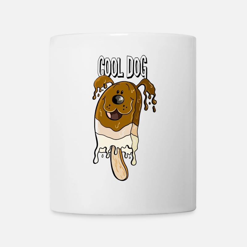 Cool Dog - Schokoladeneis - Hund - Geschenk - Tasse - Weiß