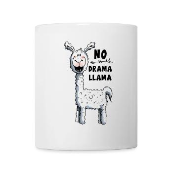 Non Llama Drama - Lama - Mug blanc - blanc - Devant