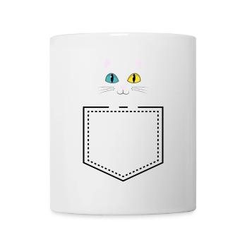 Angora turc animal de poche - Mug blanc - blanc - Devant