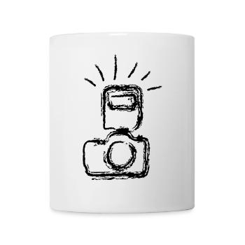 Fotokamera - Tasse - Weiß - Vorne