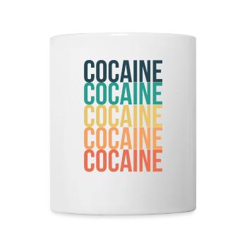 Cadeau de drogue de cocaïne - Mug blanc - blanc - Devant