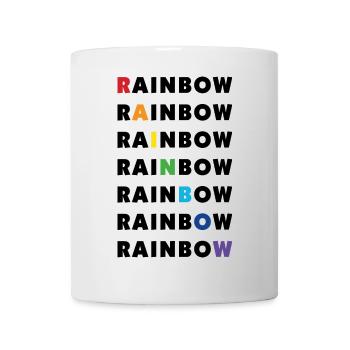 rainbow - Mug - white - Front