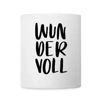 Du bist WUNDERVOLL - Tasse - Weiß - Vorne