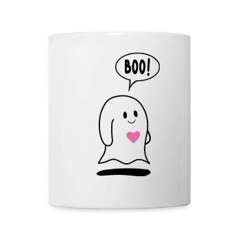 Little Ghost Ghost with Heart - Mug - white - Front