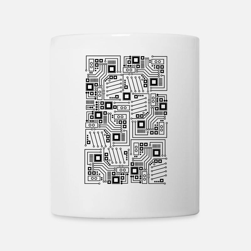 Conseil / circuit de conseil - Mug blanc - blanc