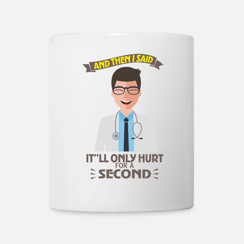 Drôle de docteur docteur cadeau d’infirmière - Mug blanc - blanc