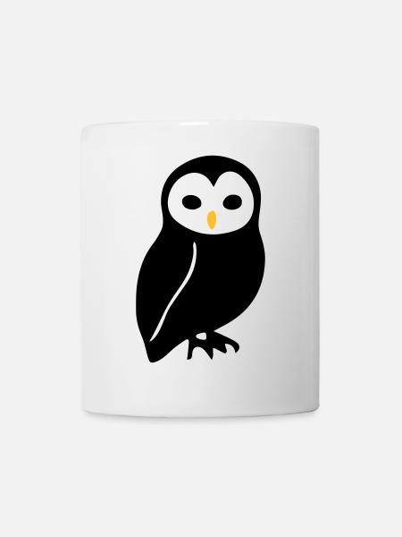 Eule - Tasse - Weiß