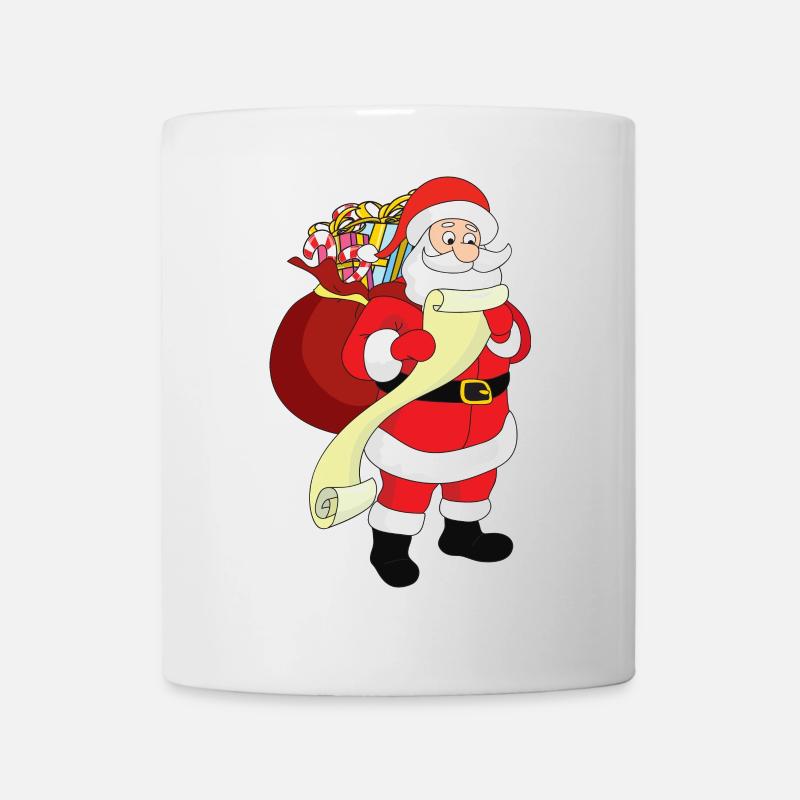 Noël Noël Père Noël Père Noël - Mug blanc - blanc