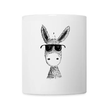 Funny Ass With Cool Sunglasses I Muli I Fun - Mug - white - Front