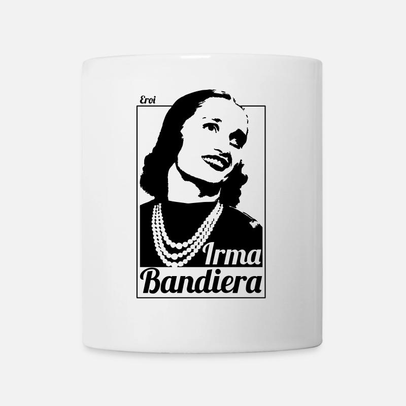 Helden: Irma-Flagge - Tasse - Weiß