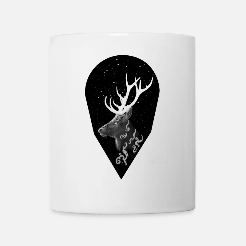 Animal totem Deer oracle - Mug - white