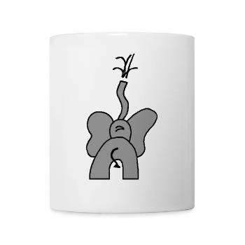 elephant - Mug - white - Front