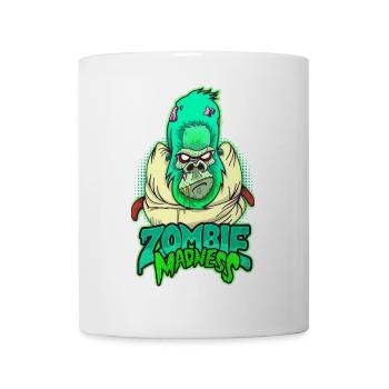 Zombie Gorilla - Tasse - Weiß - Vorne
