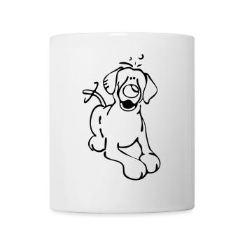 Labrador Retriever - dog - chien - Mug blanc - blanc - Devant
