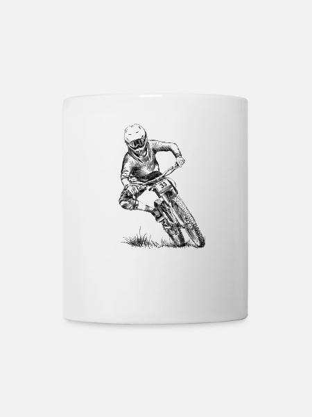 Mountainbike - Mug blanc - blanc