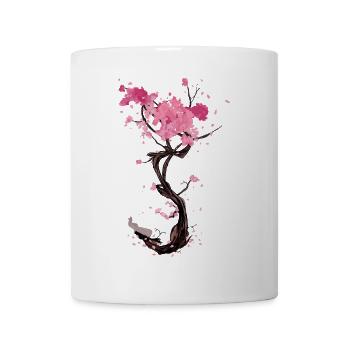Sakura Tree Spiral Floral - Mug - white - Front