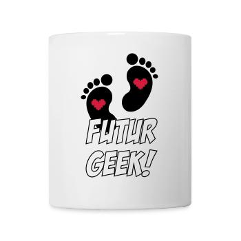 Futur Geek ! - Mug blanc - blanc - Devant