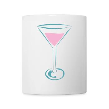 Cocktail Glas für Cocktail Fans - Tasse - Weiß - Vorne