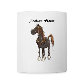 Cheval Arabe Mignon - Chevaux - Mug blanc - blanc - Devant