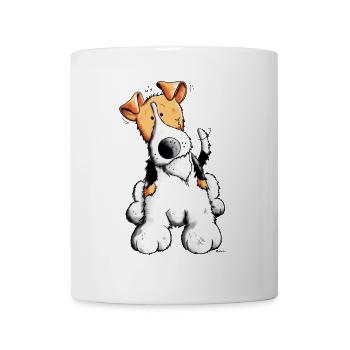 Funny Fox Terrier - Mug - white - Front