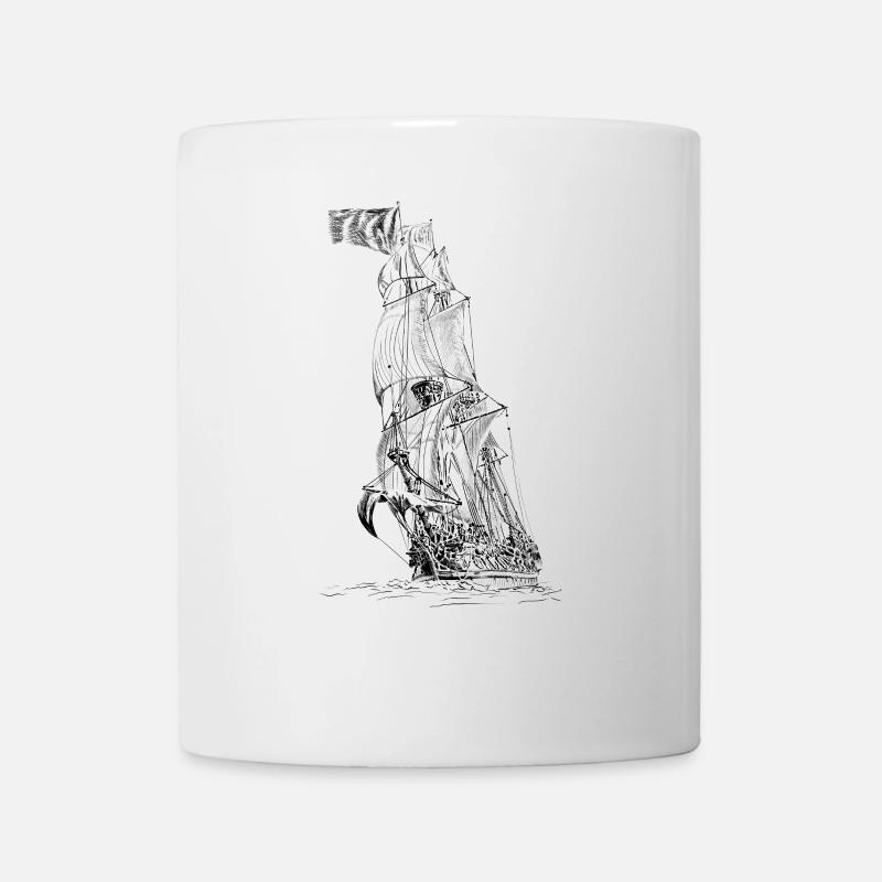 voilier - Mug blanc - blanc
