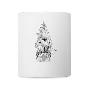sailing ship - Mug - white - Front