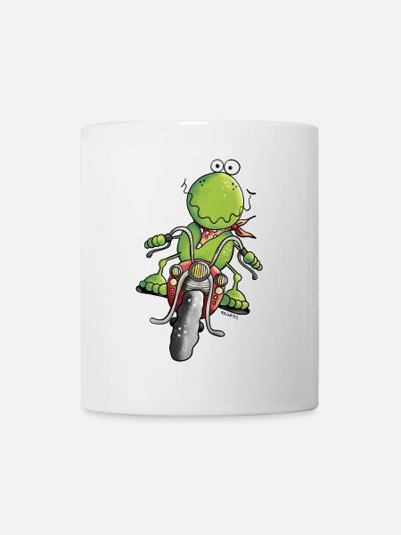 Moto Grenouille - Mug blanc - blanc