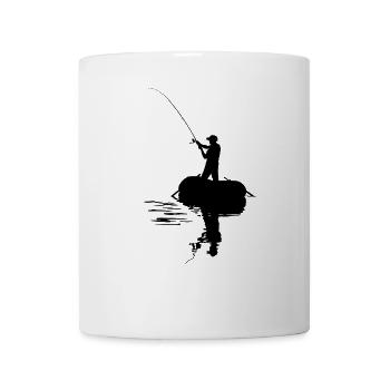 Angler - Tasse - Weiß - Vorne
