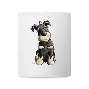 Drolliger Schnauzer - Tasse - Weiß - Vorne